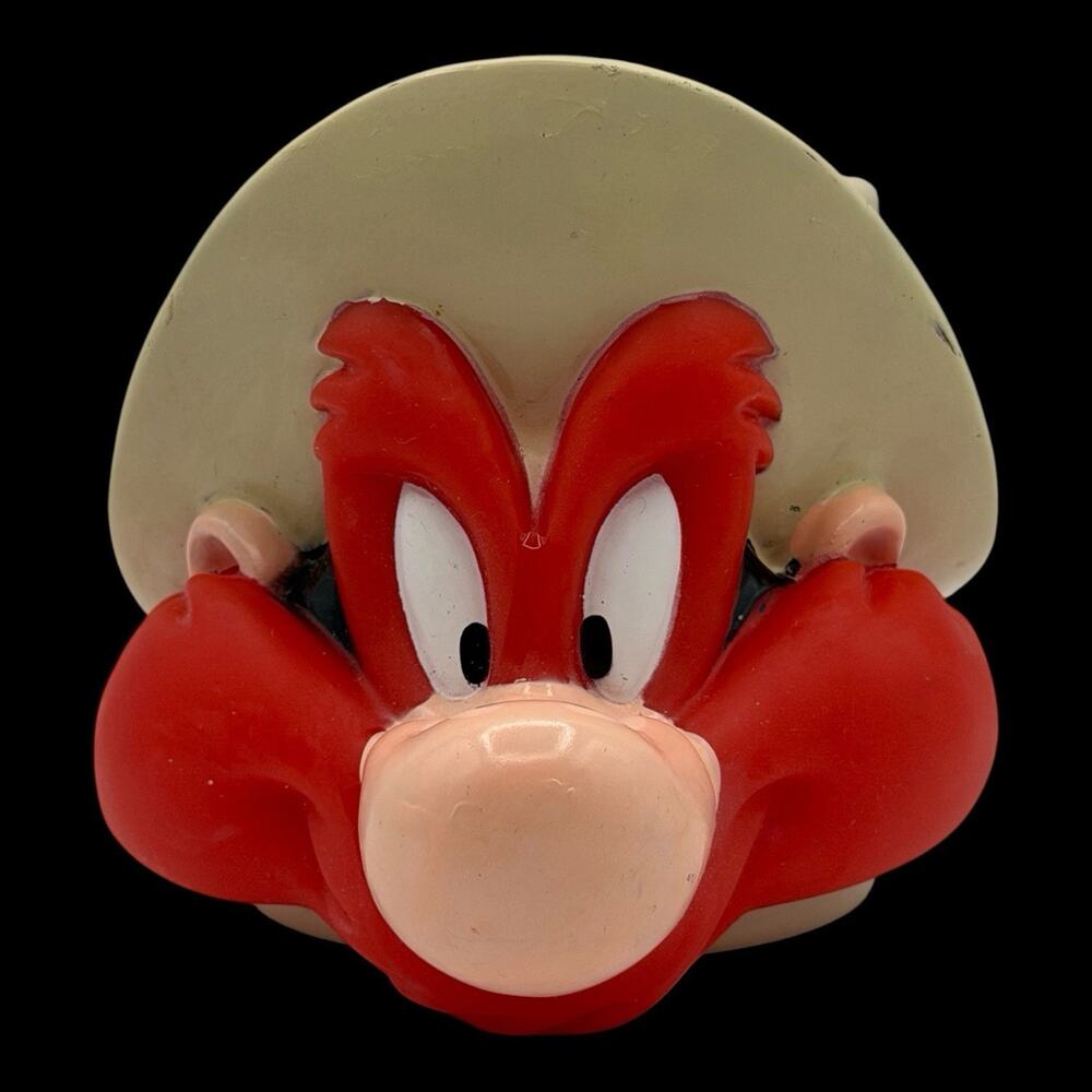 Vintage Looney Tunes Yosemite Sam Character Mug 1995 Plastic 3D Cup Warner Bros
